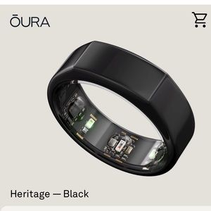 Oura Heritage - Size 10 - Black with charger